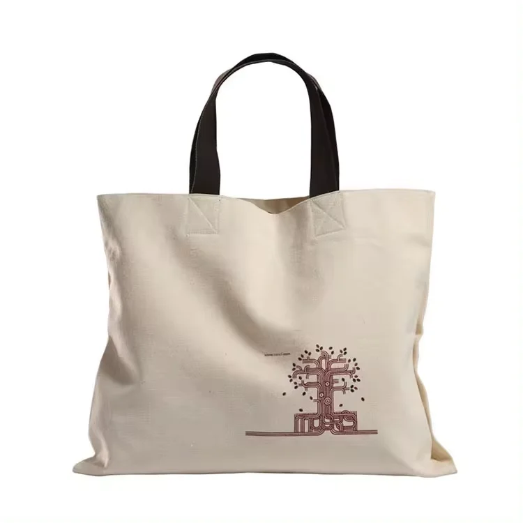 Makeup Shopping Duffle Bag Small Waxed Canvas Tote Bag Cotton Canvas Custom Canvas Bag With Custom Printed Logo