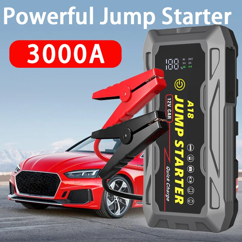 2023 Popular Waterproof Car Jump Starter Emergency Kits Wholesale Lithium Battery Portable Jump Starter