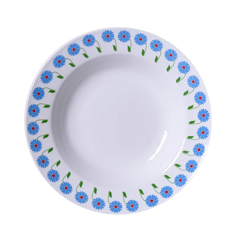 8inch decal printing dinner ceramic plates custom brand dinnerware severing wedding restaurant ceramic dishes plate