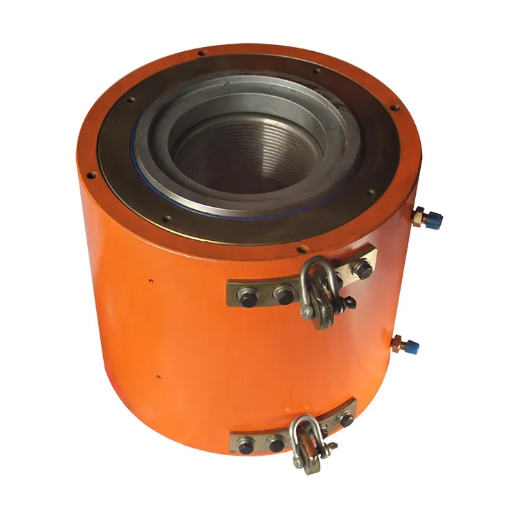 High Cost-performance Prestressed Post Tensioning Piston Cylinder Hollow Stressing Jack, Gata Hydraulica 100 Ton Hydraulic Jack