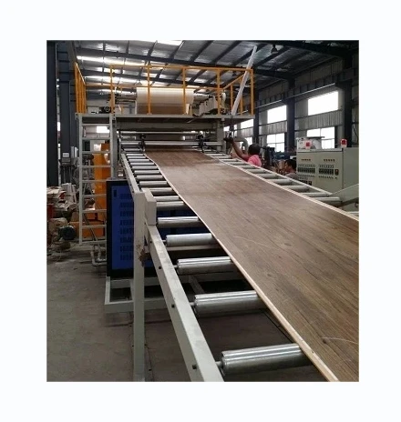 Home use Five-Roller SPC LVT PVC Flooring Foam Sheet Lamination Machine
