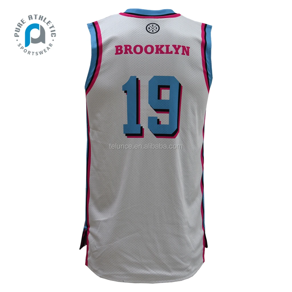 PURE Sportswear uniform manufacturer Custom Design gradient coloring Mesh Breathable youth Cool Reversible basketball jersey