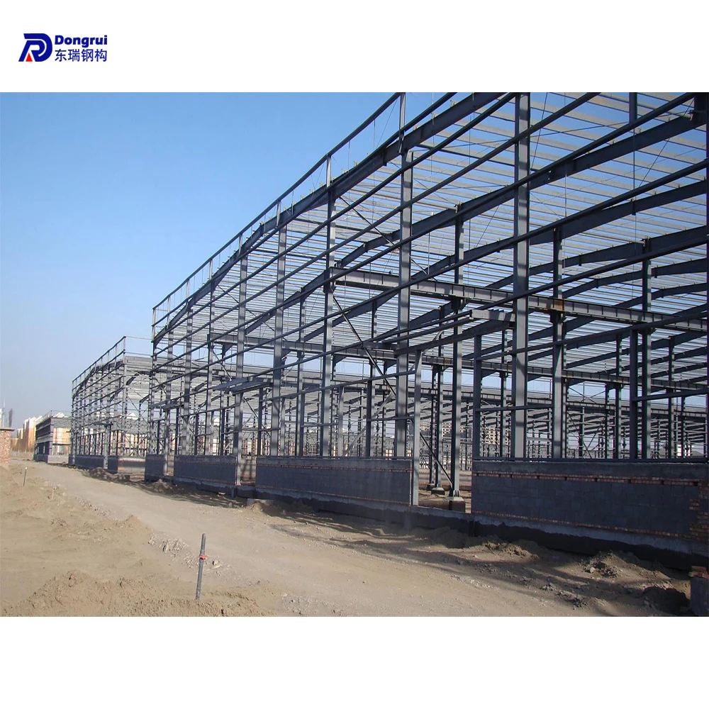 Low Price Structural Steel Truss Commercial Office Building Steel Structure Framed Prefabricated Construction With Drawing