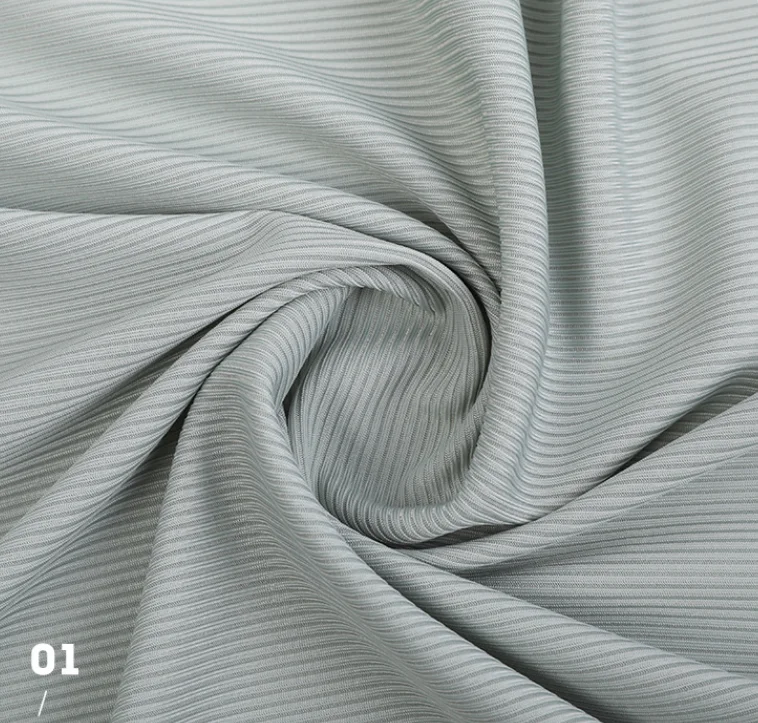 Нет минимального размера заказа мягкая удобная растягивающаяся ткань в рубчик для плавания