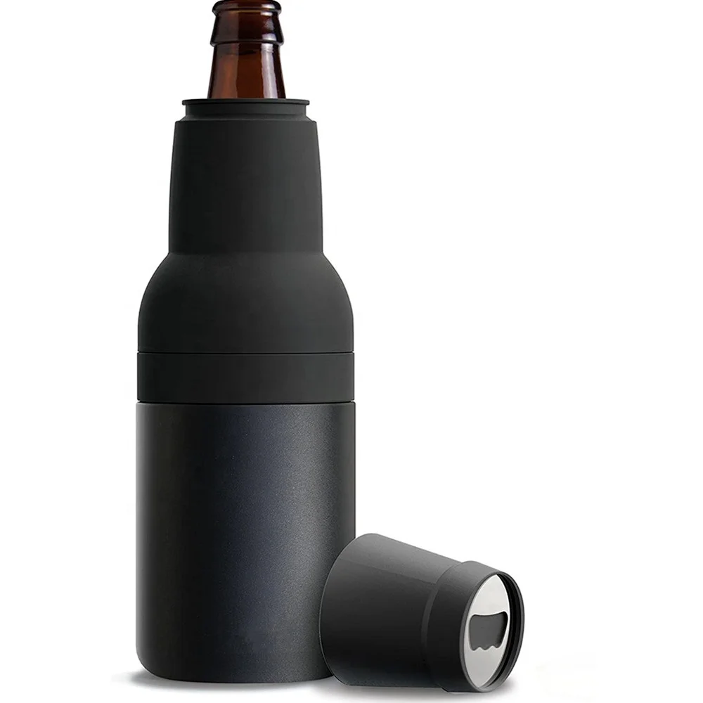 
ZongZheng 12oz Custom Vacuum Insulated Double Walled Stainless Steel Beer Can and Bottle Cooler With Beer Opener 
