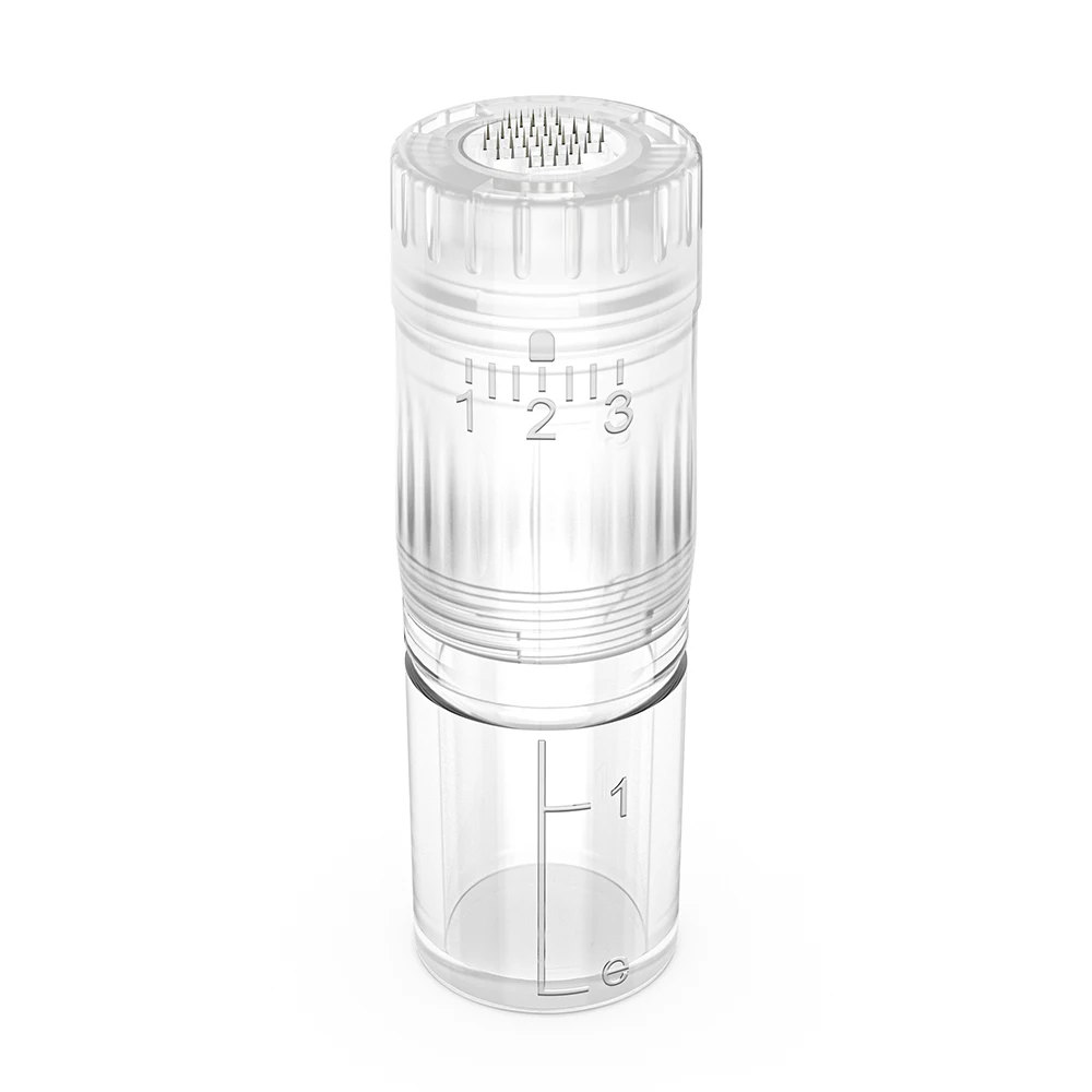 Newest derma pen hair growth with liquid containable cartridge used at home and used in hospital