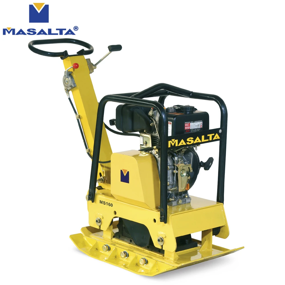  Высококачественная реверсивная Вибрирующая пластина Masalta MS160 для дизельного двигателя запчасти уплотнения китайские поставки сталь
