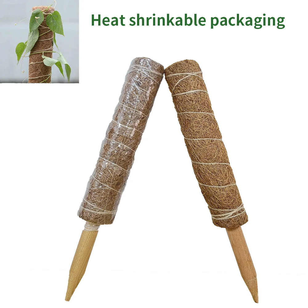 Garden planted natural coconut fiber climbing plant companion coconut fiber plant grows up to 17 inches coir stick