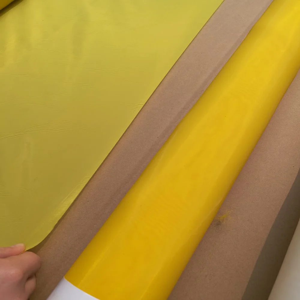 380 сетка желтого цвета шелкография полиэфирная для трафаретной печати ручной машины Болтовая ткань