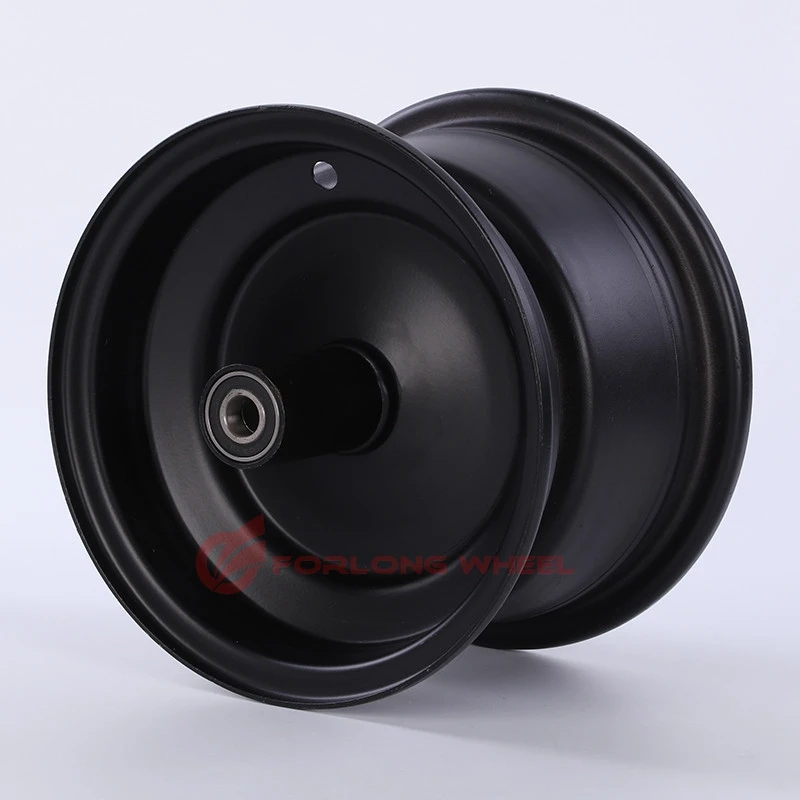 FORLONG 8' 8inch 2.50X8  AXIS TUBE LENGTH 100mm custom rim wheels with 6203 2RS bearings