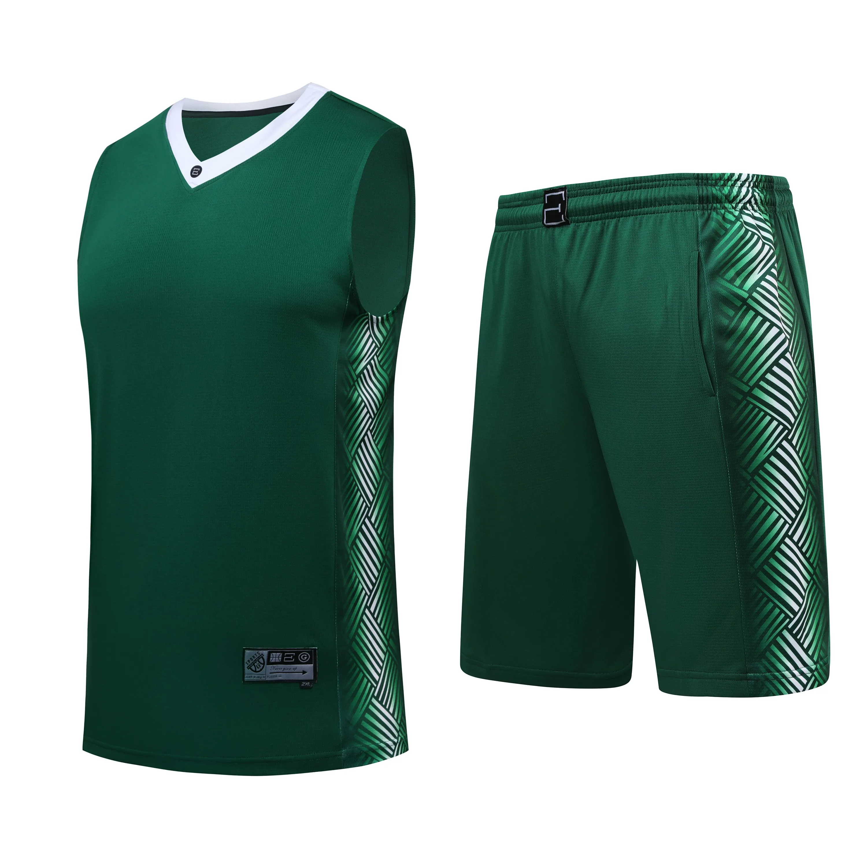 NEW 2022 Wholesale ODM&OEM Custom Training Running Gym Fitness Sportswear Sets Basketball Clothing Sport Wear Short Suits Men