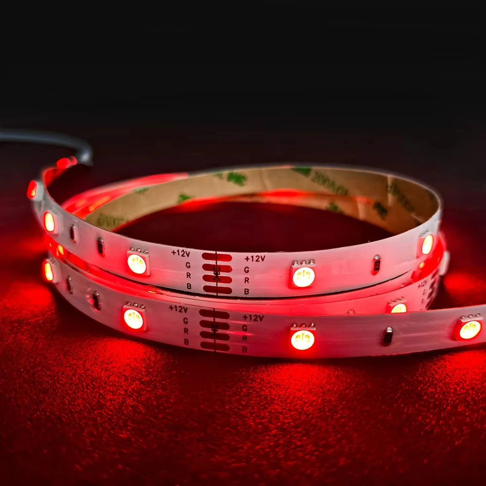 Individually Addressable 5v WS2812b addressable smd 5050 RGB led pixel strip light 30/ 60/144leds/m IP20 IP65