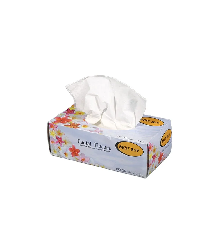 
Soft boxed facial tissue bag paper 