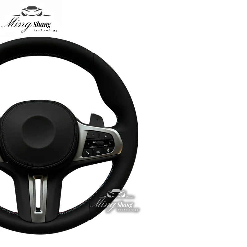 Черный кожаный спортивный руль в сборе подходит для BMW G38 E70 E90 F10 F30 F32 F87 G20 X1 X3 X4 X5 X6 M2 M3 M4
