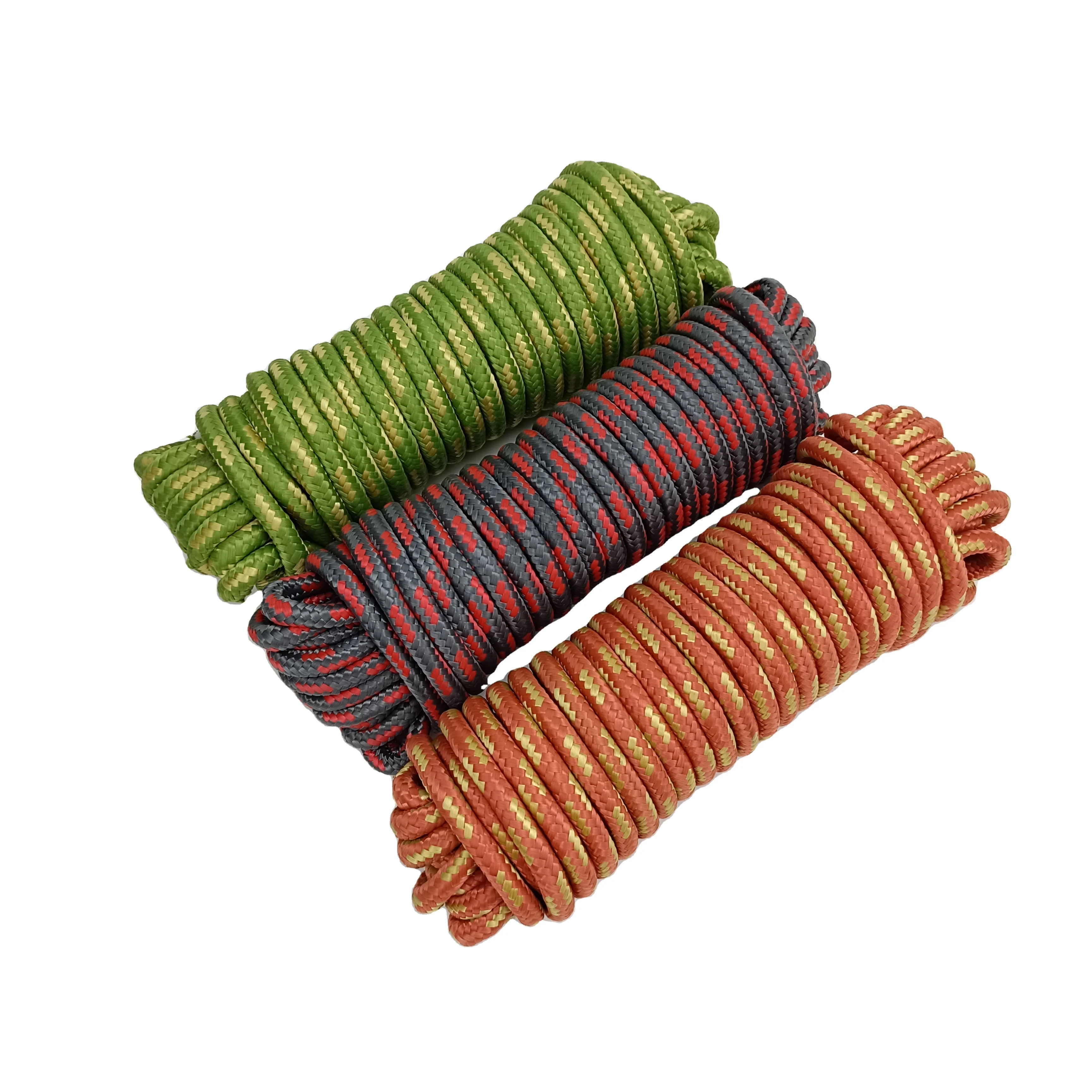 Braided PP rope 3/8In x 50ft 10mm multifunction PP rope