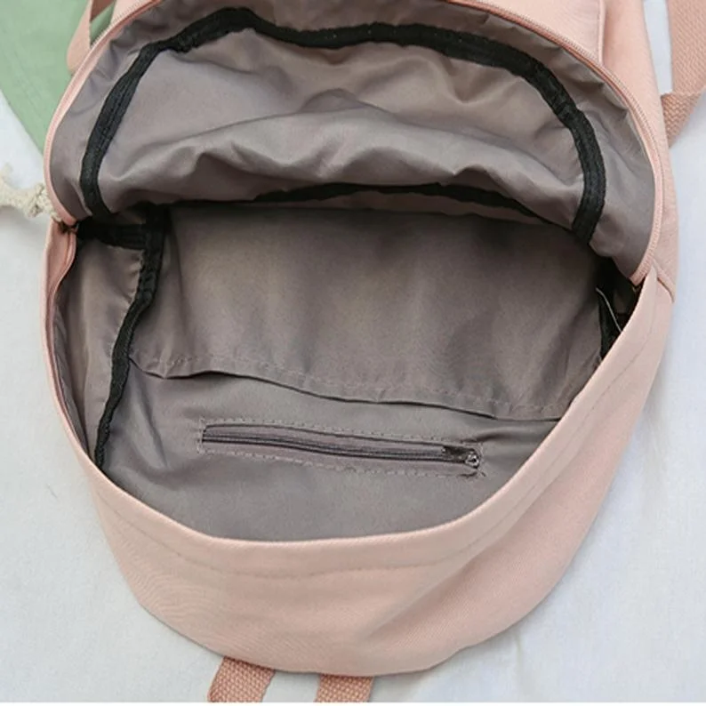 
mochilas New Arrival Canvas Girl Leisure College School Backpack student Bags For Teenager Boys Girls Backpacks fashion Korean Harajuku 