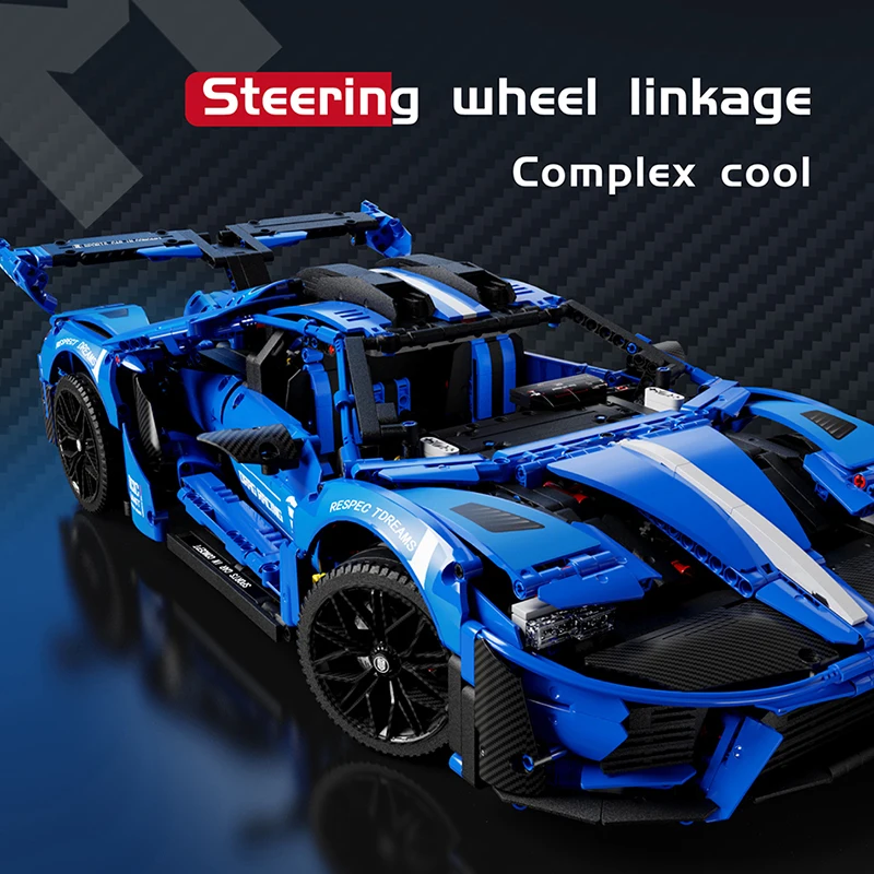 Конструктор MOYU RC 1/8 спортивный автомобиль MOC кирпичные автомобили строительные блоки игрушечный набор