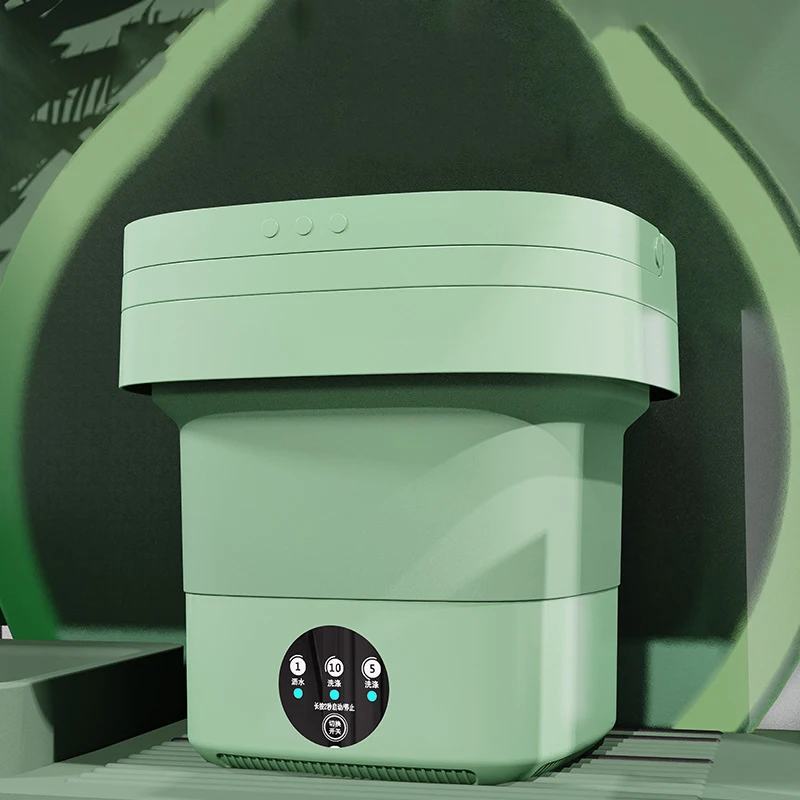 Collapsible Washer Machine Folding Washing Machine Drainage Pipe Mini Small Washer