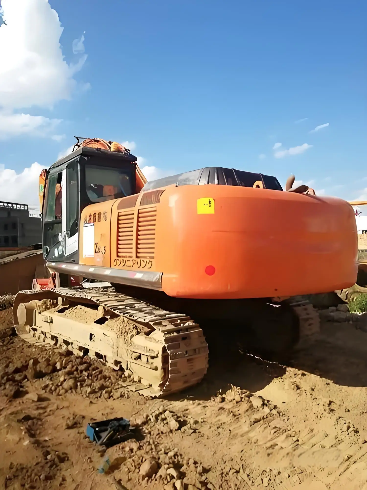 Б/у Hitachi ZX350 35-тонный гусеничный экскаватор японского происхождения с подержанным двигателем Isuzu неповрежденными компонентами сердечника коробки передач