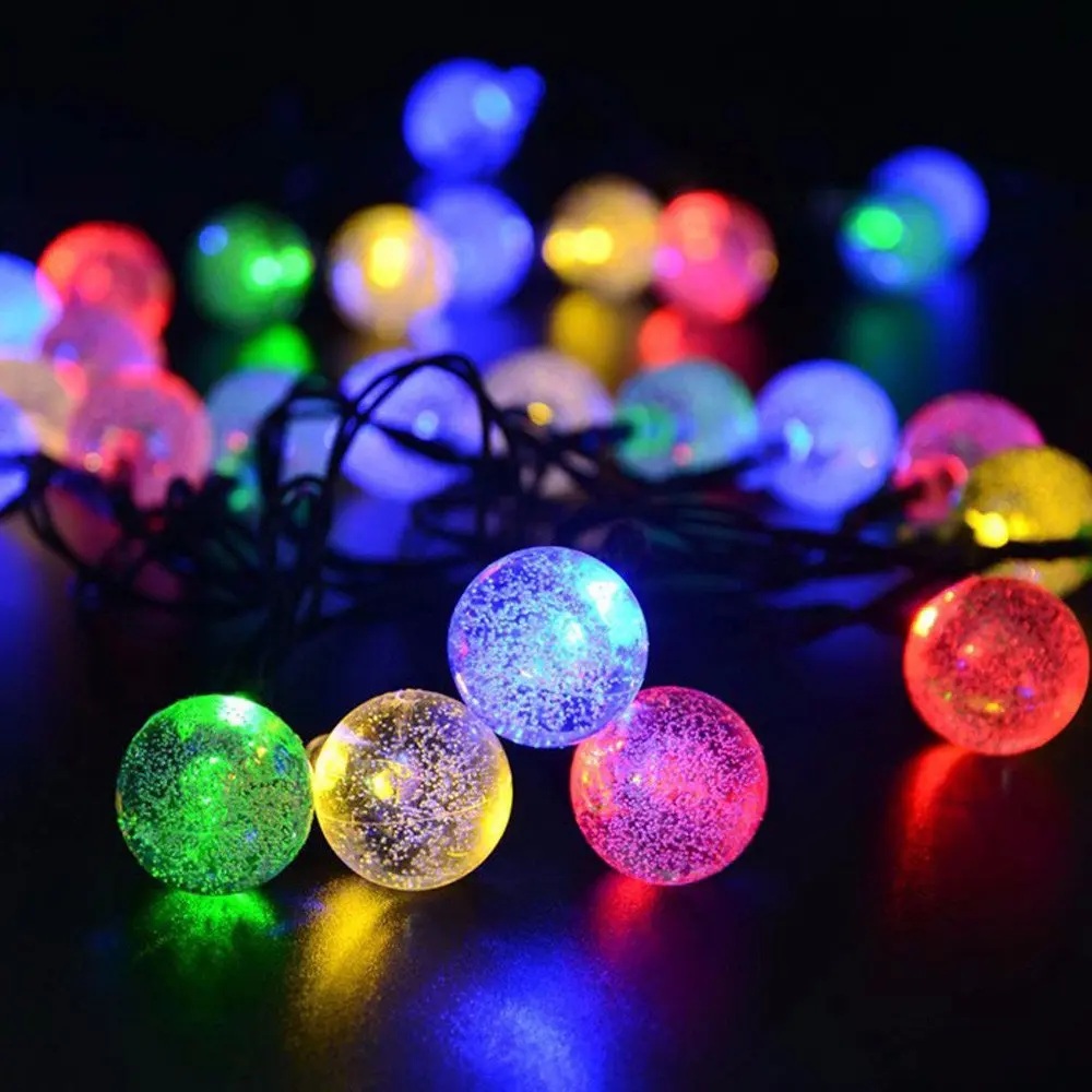 Solar Energy Outdoor Waterproof LED Filament Holiday Wedding Christmas Festival Party Decorative Lights Night Lamps