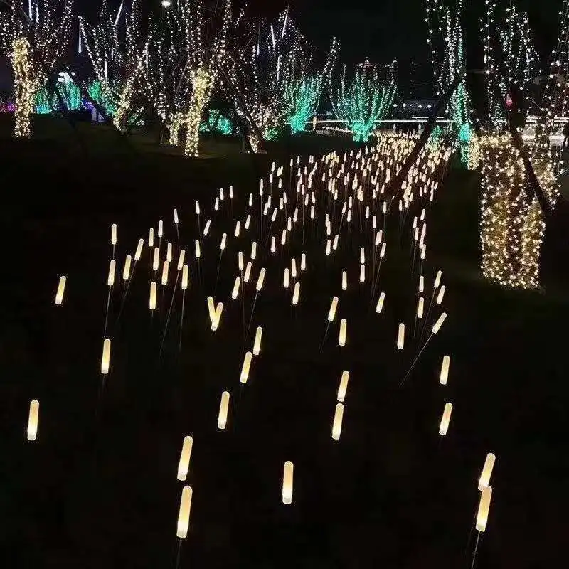 DC12 V warm white acrylic bar stainless pipe waterproof LED Reed Bionic Lamp