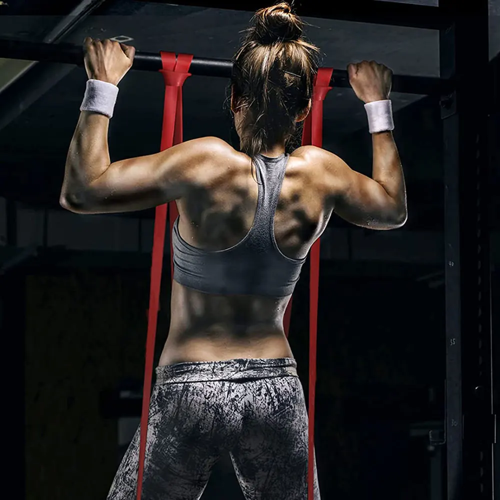 Resistance Pull Up Assistance Bands Workout Exercise Bands Set for Men and Women Home Fitness Equipment