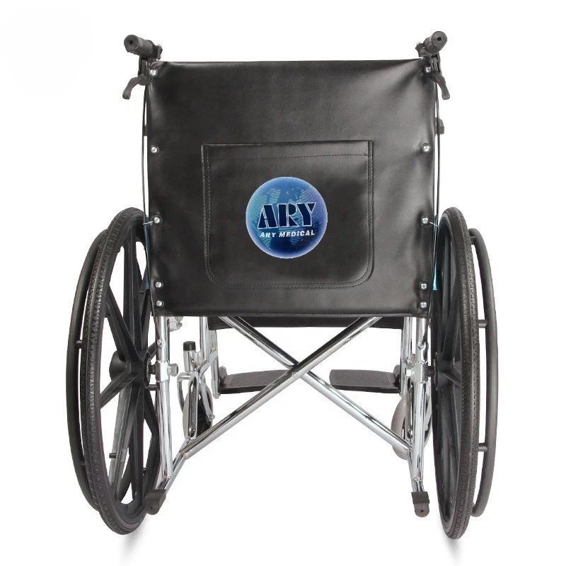 Актуальные товары 2024 новых поступлений Фабрика Фошань напрямую производит базовый 809 хромированный стандарт инвалидных колясок Silla de Ruedas