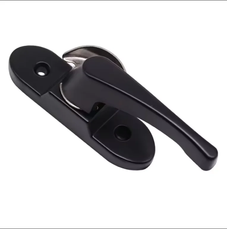 Short-handle Aluminium Alloy Crescent Lock for Sliding Window  Accessories Hardware Manufacturer in China Factory Price