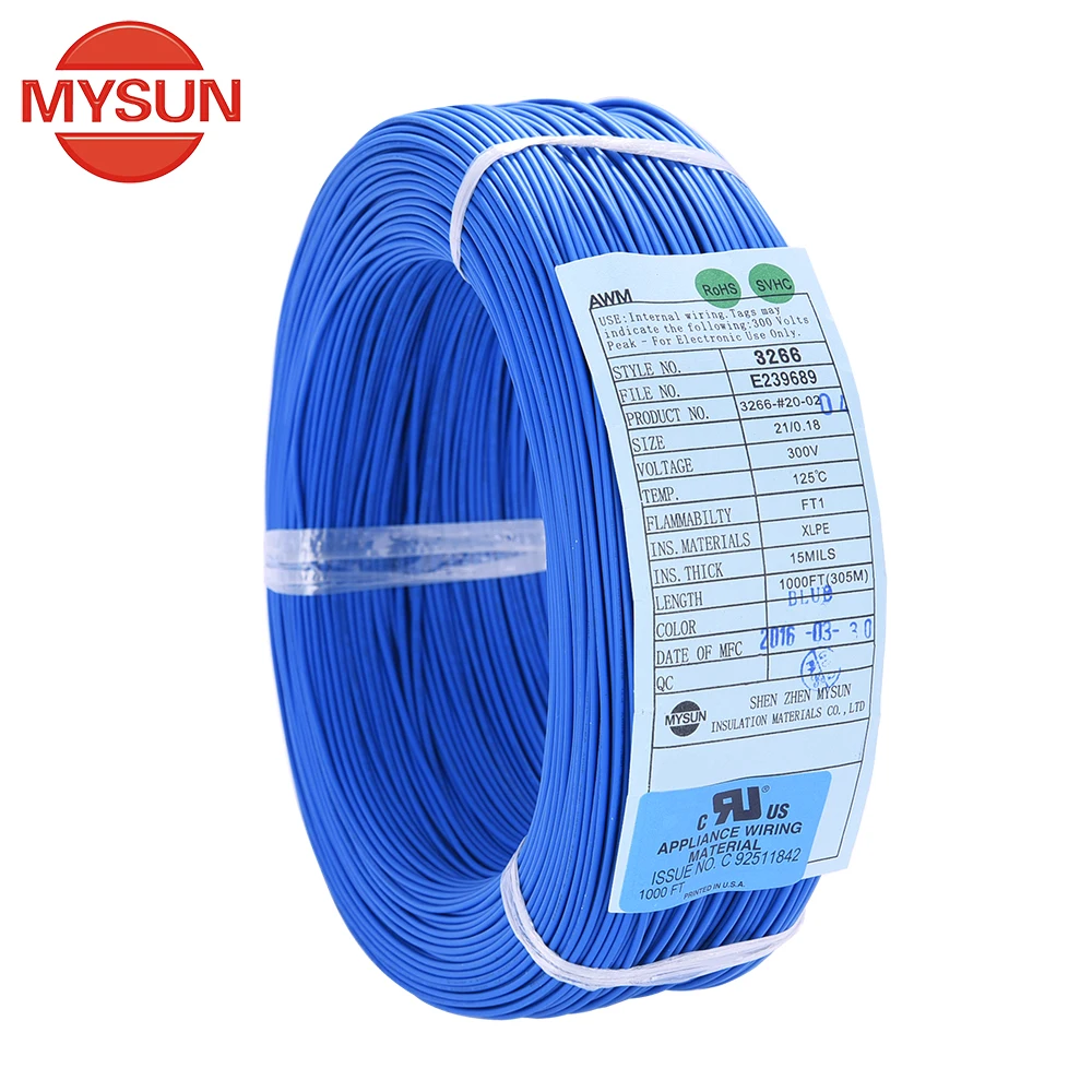 electrical wire XLPE wire 2 4 6 8 9 10 12 AWG UL3321 xlpe cable prices for new energy automobile