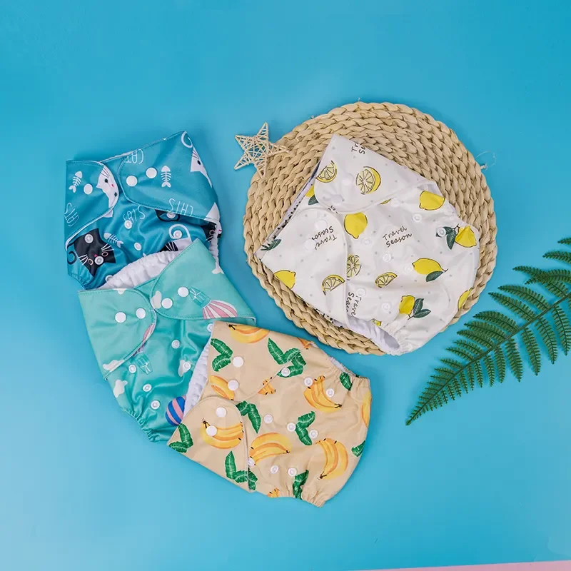 New design cloth Cotton Diaper Diapers Reusable Cotton Baby Diapers