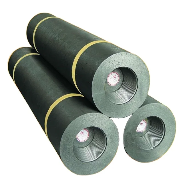 Top manufacture high powder graphite electrode regular powder electrode factory price for electric arc furnace Custom processing