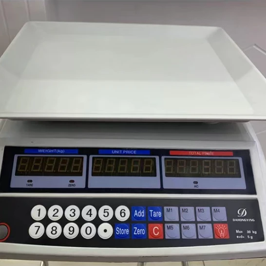 Export English electronic price scale Electronic platform scale electronic pricing platform scale 30kg/40kg