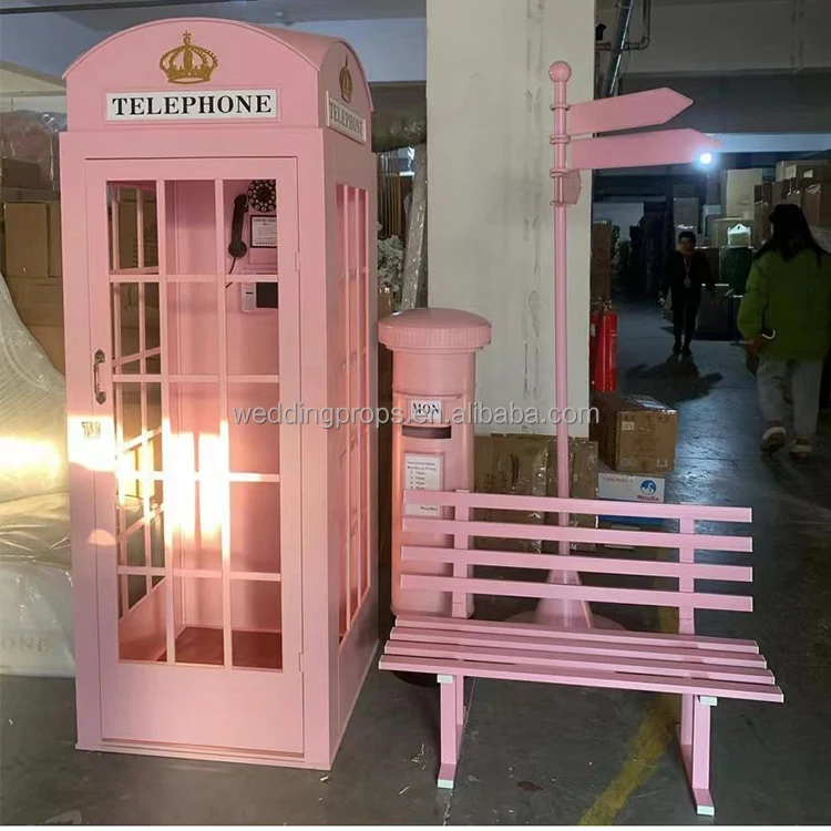 Wedding Event Decoration Classic London Telephone Booth phone booth