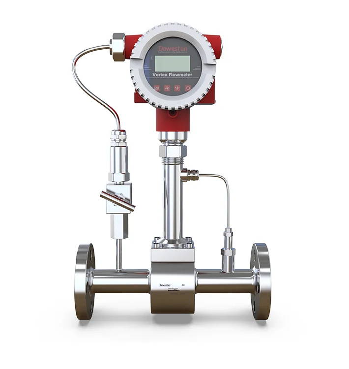 Fashion safety  data display conspicuous compressed air vortex flowmeter