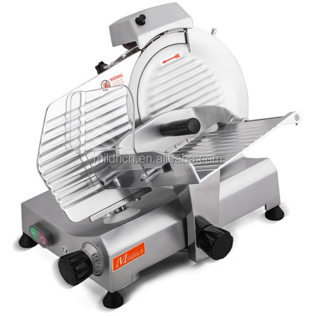 
Commercial Vegetable Sausage Slicing Machine 8 inches 220mm Semi-auto Frozen Meat Slicer 