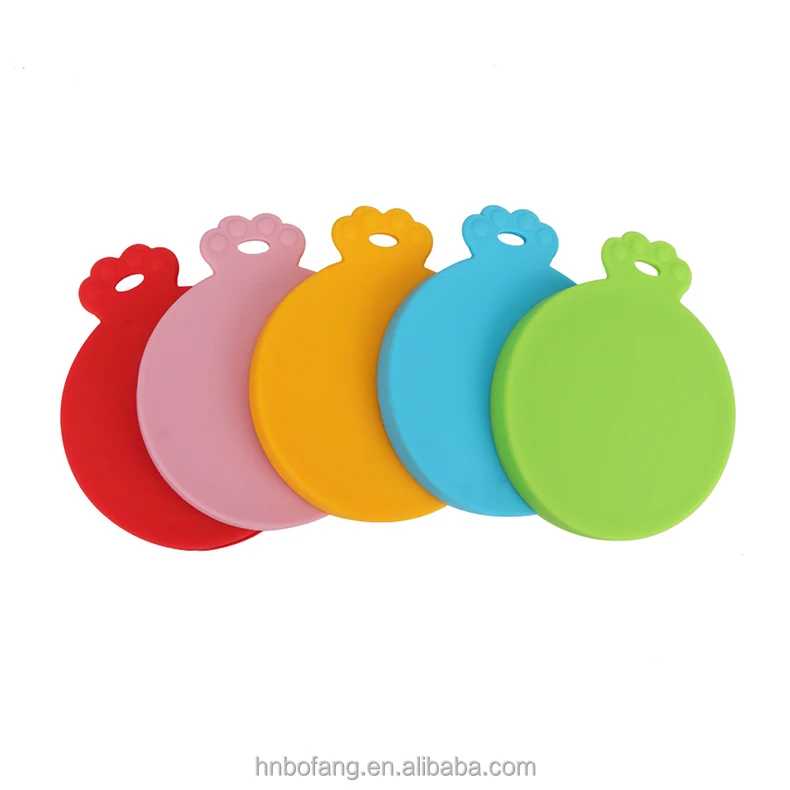 Fit 3 sizes Cans BPA Universal Size Free Storage Cover Silicone Can Lids for Pet Food Can