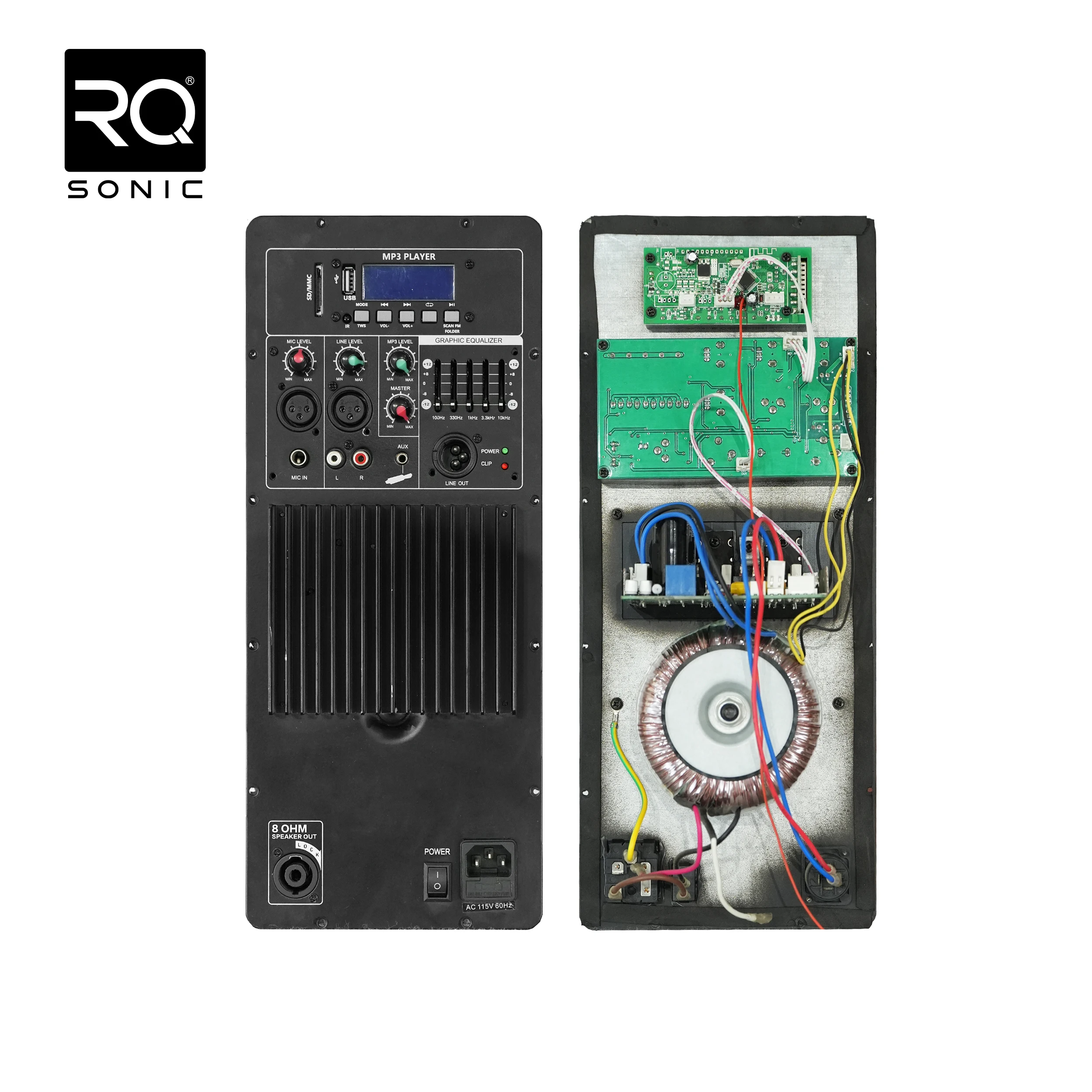 RQSONIC AEH-150W Amplifier Board Professional Class AB Audio Amplifier Module for Active Speaker