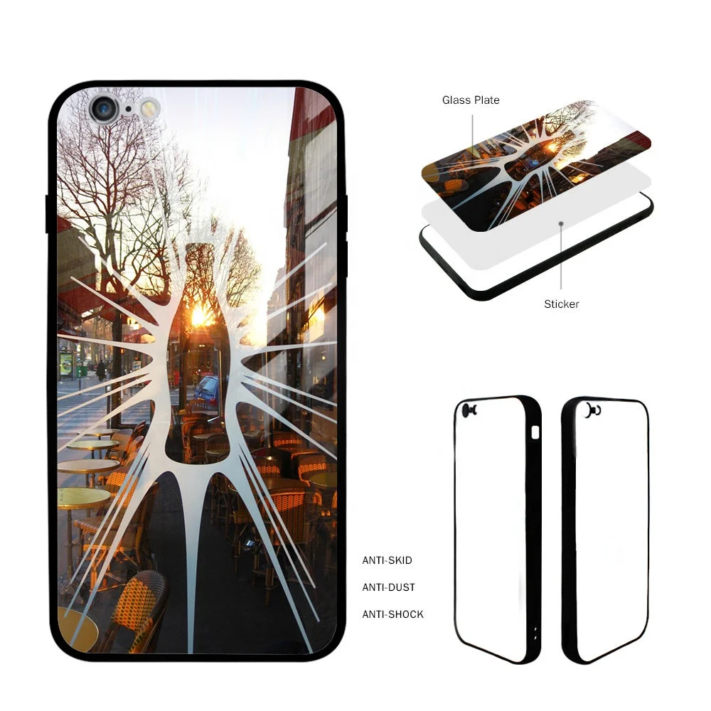 Tempered Glass Sublimation Blank Phone Case For iPhone 15 pro max 3D Sublimation Phone Case for iPhone 15 Pro 14 13pro