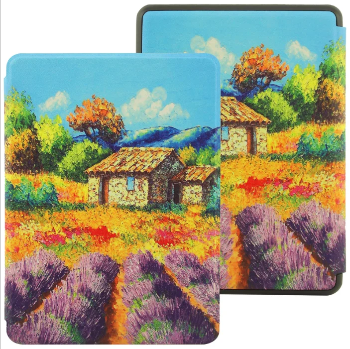 
Aicoo Wholesale Flip Case Cover for Kindle Paperwhite 4 Colorful Painting TPU Shell For Kindle Paperwhite 4 10th 2018 