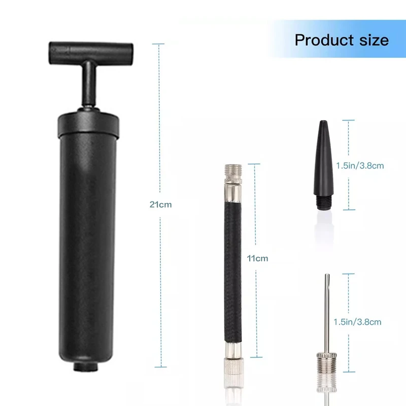 Wholesale 8inch Top Sell Mini Soccer Ball Air Pumps Basketball Football Air Pump With Needle