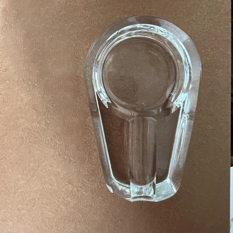 Portable Small Crystal Cigar Ashtray Creative Home Living Room Hotel Office Decor Ashtray For Cigarettes