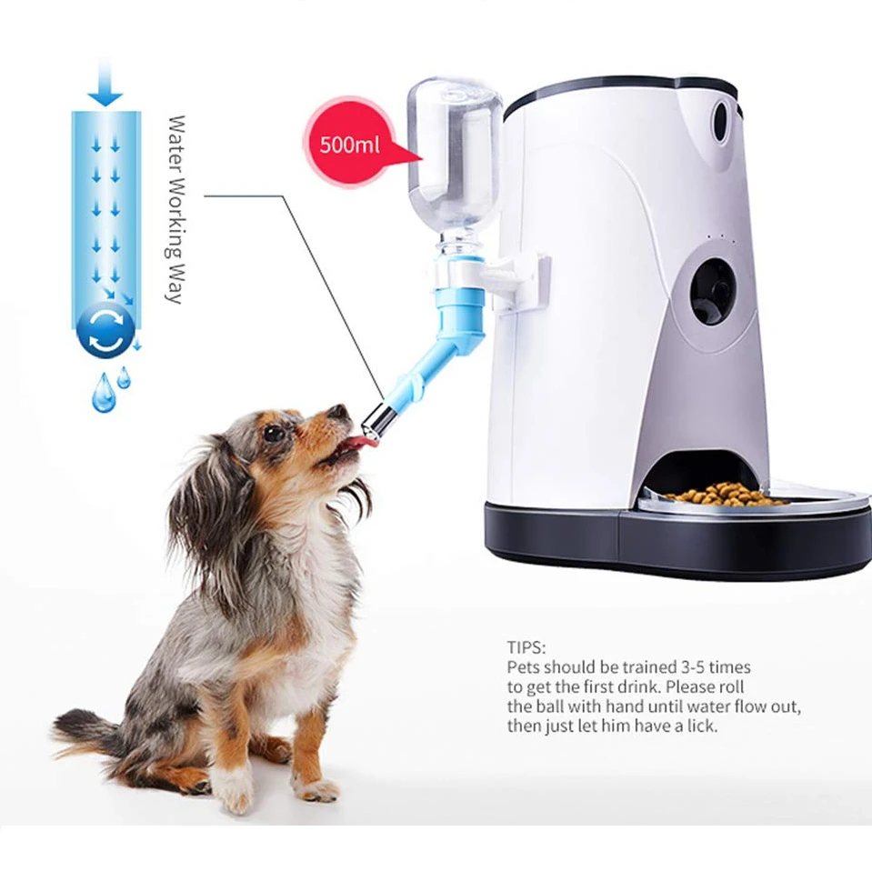 Pet products Best selling wholesale Multi version pet feeder with camera smart app automatic pet feeder