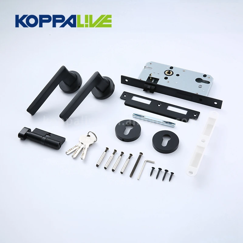  Роскошный Европейский кухонный латунный врезной дверной замок KOPPALIVE ручка ручки