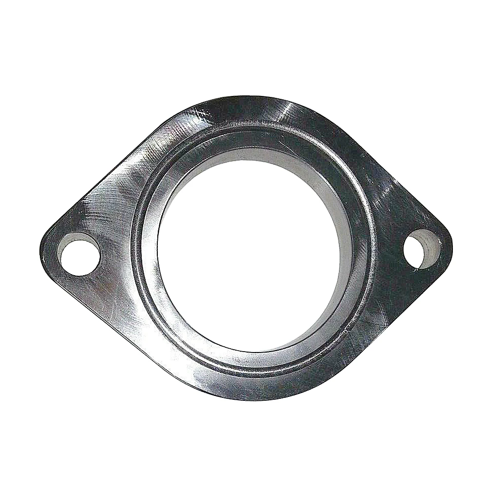 CNC machining stainless steel exhaust manifold flange