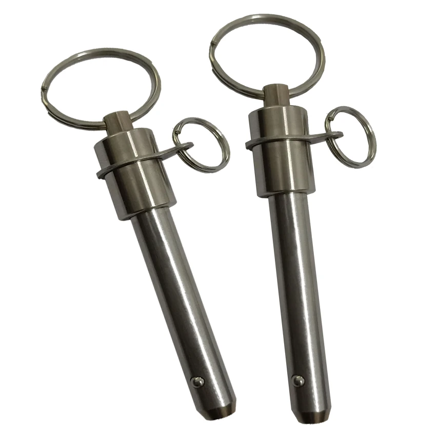 Customization Stainless Steel Double-acting Ring Handle Quick Release Pin Ball Lock Pin Safety Locating Pin