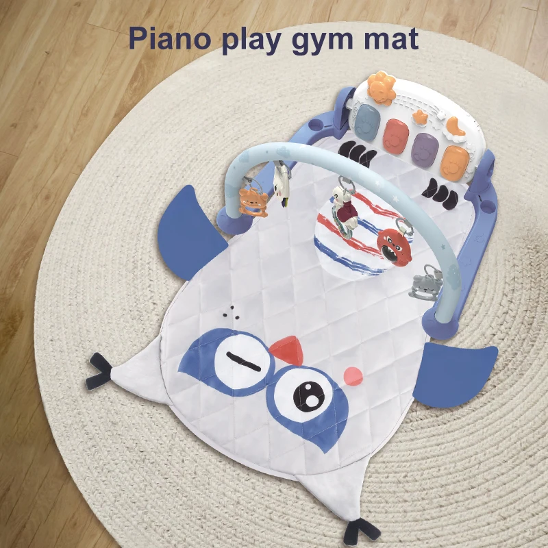 New Releases OEM ODM Custom Activity Baby Gym Large Size Playmat Kids Crawl Mat Tummy Time Piano Play Mats Toys