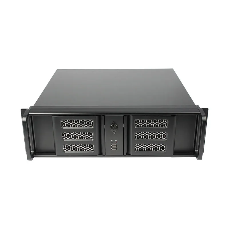 3U 19 дюймов алюминий панель Atx Rackmount шасси с вентилятором техника горячей замены сервера уникальный дизайн двери