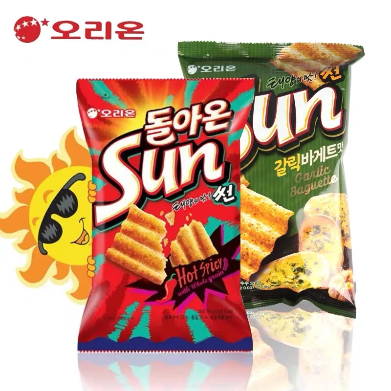 Good Quality Korean Hot selling Chips And Packaged  Corn Crunchy Chips exotic Snacks