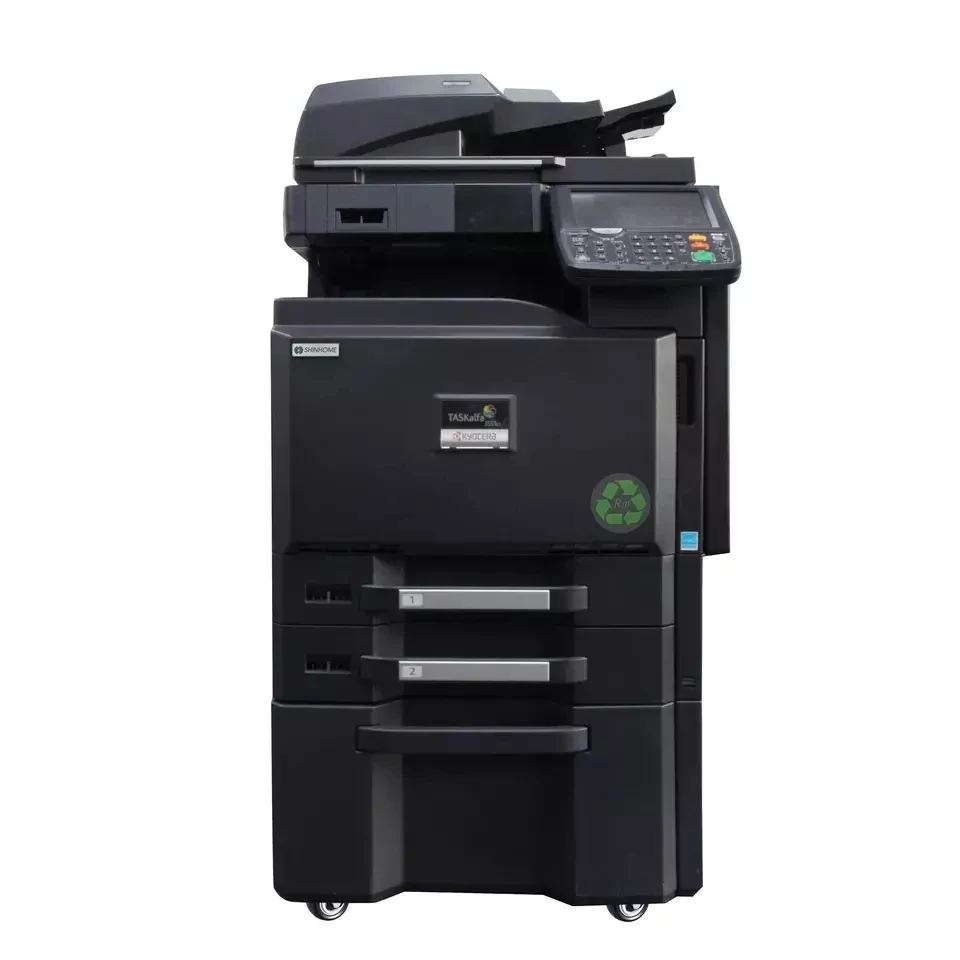 Отремонтированный цветной лазерный принтер Kyocera TASKalfa 3551ci A3 копировальный аппарат для офиса и школы