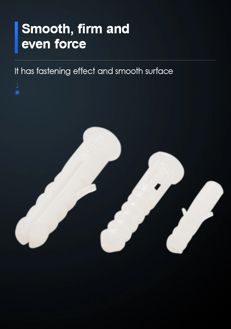 Factory direct sales  high quality PE expansion tubes wall plugs